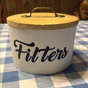 Coffee filter container